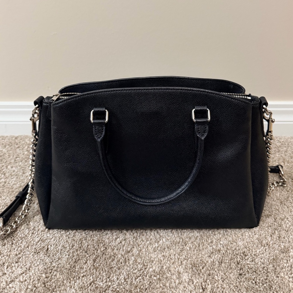 Coach Sage Carryall Satchel in Black Leather - Picture 2 of 10